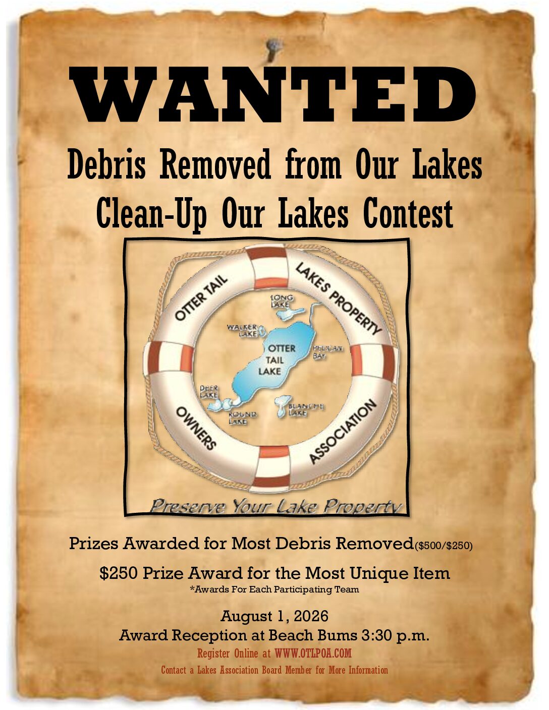 2026 Lakes Cleanup Day
